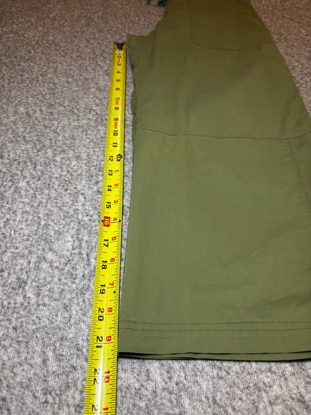 Be Present Women’s Yoga Pants Wide-Leg Capri Olive Green Small Rare - Picture 9 of 11